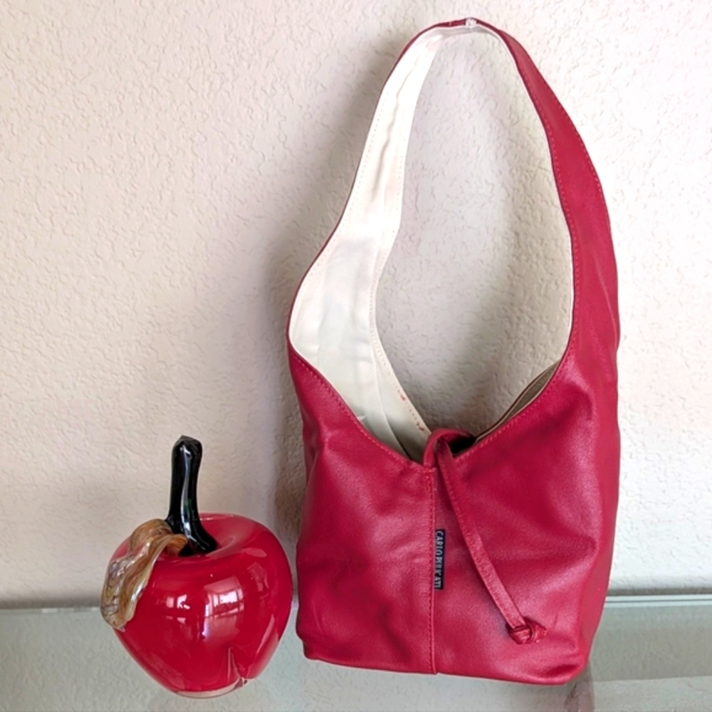 Carlo Pulicati NWOT Red Leather Mini Bag
